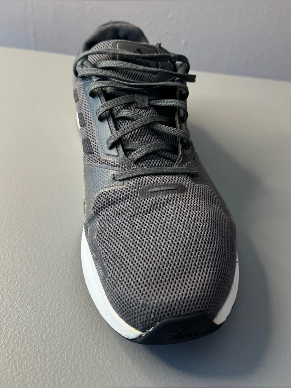 adidas Men's Gray and Black Athletic Running Shoes Size US 11